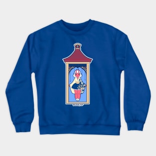 Transparent Little Oni Girl Crewneck Sweatshirt